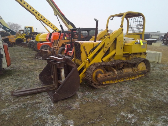 (INV1023)John Deere 450 Track Loader Recently right side steering needs attention Runs
