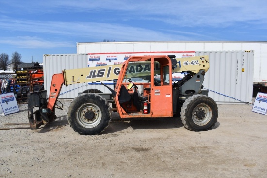 (INV818) JLG Gradall G6-42A Telehandler, hr. meter reads 1,246 hrs,