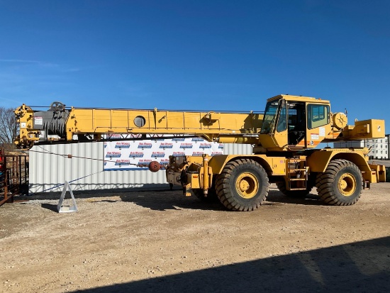 (INV590) Grove Mobile Crane 3,046 Hrs,105' Boom, In Working Condition
