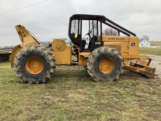 (INV514) John Deere Model 640 Cable Skidder