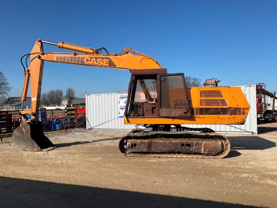 (INV50108) Case Model 1080 Track Excavator with Bed Leveler