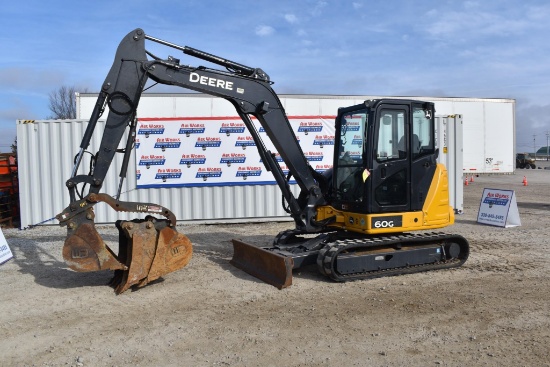 (INV50005) John Deere Model 60G Excavator with Grapple