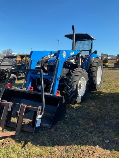 (INV592) New Holland TB100 Tractor 1146 Hrs Runs No Coolant In Radiator, Gets Water In Oil