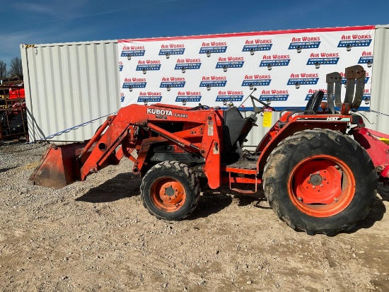 (INV660) Kubota L3010 Tractor With LA481 Front Loader 3,177 Hrs