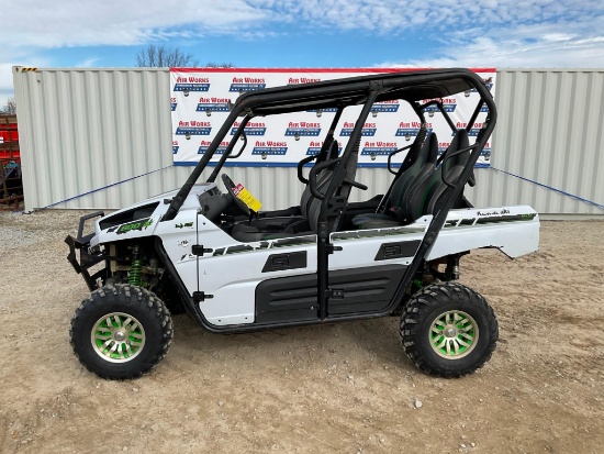 (INV711) 2015 Kawasaki SidexSide V Twin 4647 Miles 80CC Great Condition 4X4