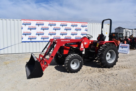 (INV50120) 2024 New Unused Mahindra Model 4550 Tractor with Front End Loader
