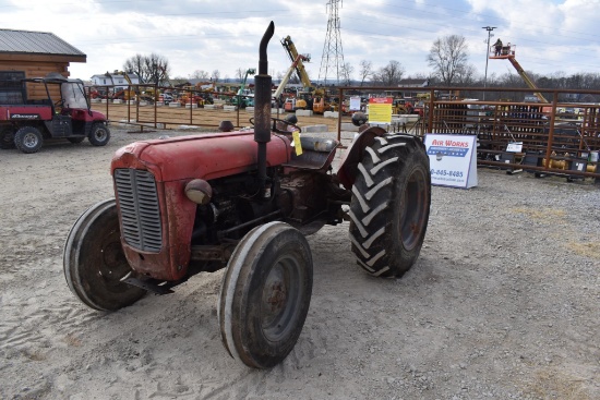 (INV910) MASSEY Ferguson 35 4665 hrs 3pt hitch 540 pto non running uses oil SN 183253m5