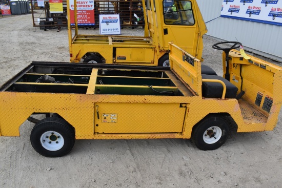 INV956) Cushman Utility Cart works but needs batterys charger included no cab