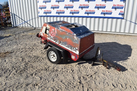 (INV) A6822; Chicago Pnumatic, portable air compressor 2,837hrs; SN14728