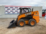 (INV683) 2013 Case SR200 Skid Steer Runs Good Rubber Tire