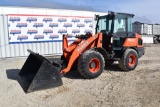 (INV824) 2016 Kubota R630 Wheel Loader, 6,680 hrs, enclosed cab,