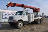 (INV785) 1999 International 4900 Crane Truck