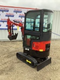 (INV534) New Unused Lanity Model LAT-13S Mini Excavator with Mechanical Thumb, Aux. Hydraulics