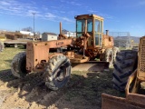 (INV517) Galion Model A550 Grader, Has Hydraulic Oil Leaks And Power Steering Does Not Work.