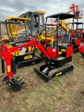 (INV1021) LANTY crawler, mini excavator LAT ? 13, 13.5 hp Briggs & Stratton motor, 16 inch bucket,
