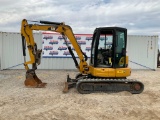 (INV695) Caterpillar Excavator 305E 6477 Hrs Runs Good 22'' Bucket