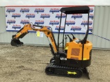 (INV537) New Unused Lanity Model LAT-15 Mini Excavator with Mechanical Thumb, Auxiliary Hydraulics