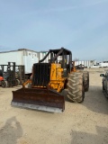 (INV1016) John Deere 640 D, turbo skidder, front right wheel seal leaking, everything works,