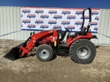(INV551) 2022 RK Model RK 37 Compact Tractor with Front End Loader, 200 Hours