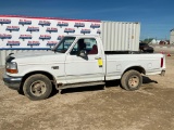 (INV663) 1992 Ford F-150 Pickup Truck, 118,097 Miles VIN # 1FTDF15Y8NNA75883