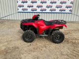 (INV709) 2018 Honda Rubicon 500CC 4-Wheeler Exc Condition 2958 Miles 522 Hrs 1 Owner