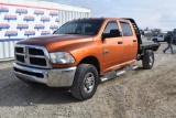 (INV50006) 2012 Dodge Ram 2500- 4 Door Pickup with 8' Flatbed, 154,538 miles,