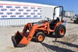 (INV907) Kubota B2910 Loader Tractor, 1,367 hrs, 4x4,
