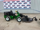 (INV1018) power trac PT ? 184, 18 hp, 45 inch mower, deck, blade sells with Tractor,