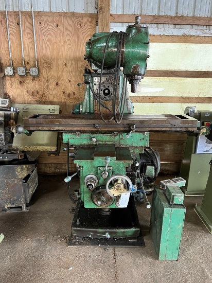 Cincinnati Model Cinova 80 Horizontal Mill w/Vertical Head Attachment