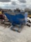2-yd Blue self dumping hopper