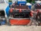 Pallet Stacker, Sawmill World, Air, Automatic Pallet Stacker Orange/Gray