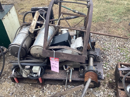 (INV530) Pallet Lineshaft Pulley, Barrel Stand, Hyd Motors