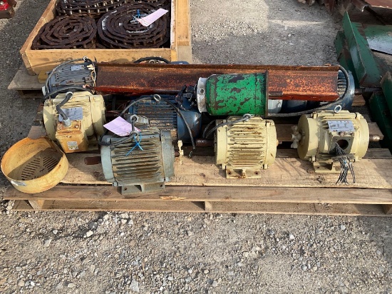 (INV538) 9-7 1/2 HP Electric Motors
