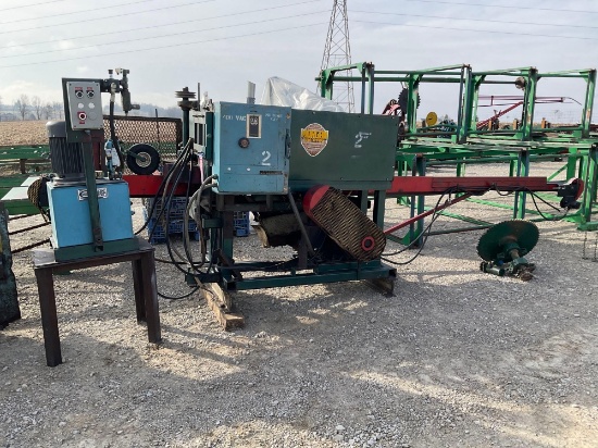 (INV80005) Cant Sizer, Morgan, 25 HP 3-Phase, 2 Saw Morgan Cant Sizer