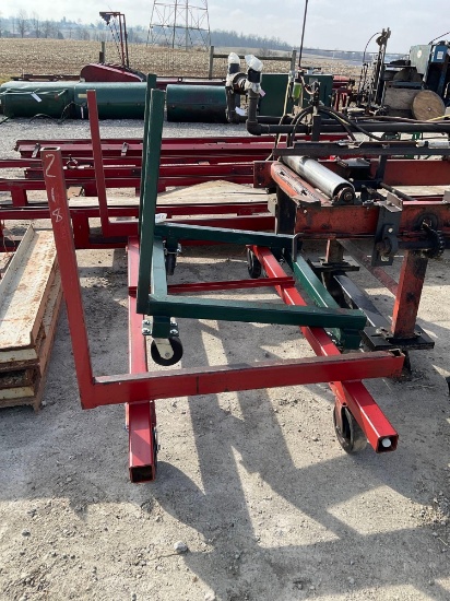 2 Lumber Carts Steel w/ 1 Side Post