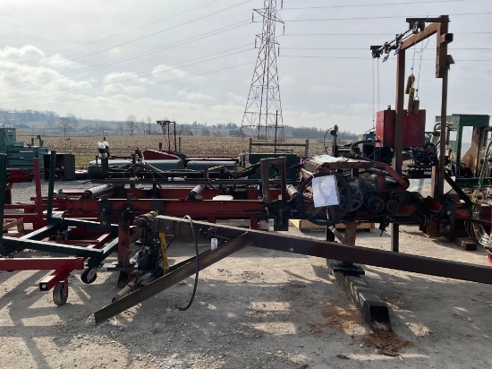 Edger, Model Meadows, Hydraulic, 4" X 36" Edger w/Hydraulic Motor/Trailer