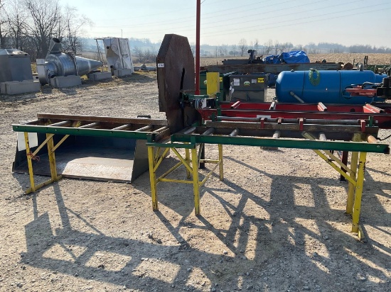 6" X 12" Swing Arm Lineshaft Chop Saw