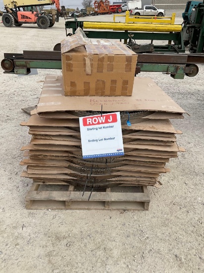 83- 2" Bands Sharpened 16' - 6" .055 used 1 time
