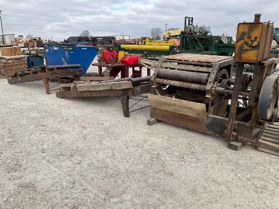 32" 3 saw edger lineshaft driven
