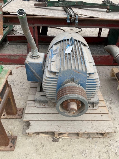 Blue 150 HP Elec 3 Phase Motor