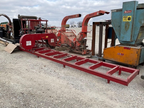 (INV80098) Timber Buddy 2021 Portable Band mill Model MP 362, Gas 35HP 22' Good condition