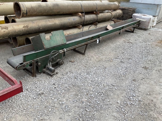 12" X 21' Conveyor Belt w/Hyd Drive