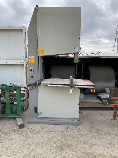 35" 1999 Vertical Wood Bandsaw 2" Band 3 Phase