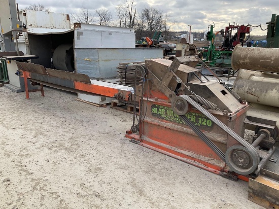 12" Slab Mulcher w/in feed belt line shaft