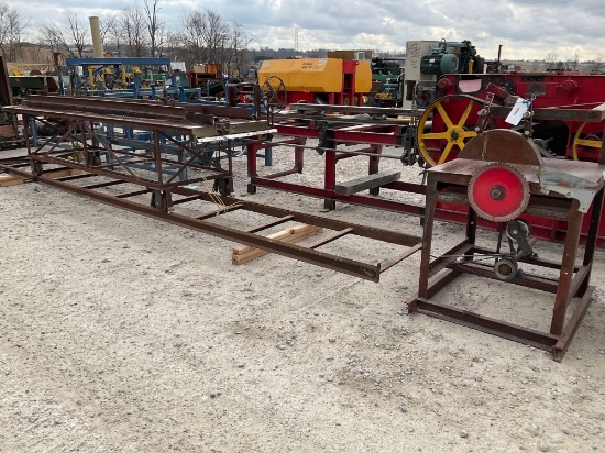 Slidiing Cutoff Steel frame