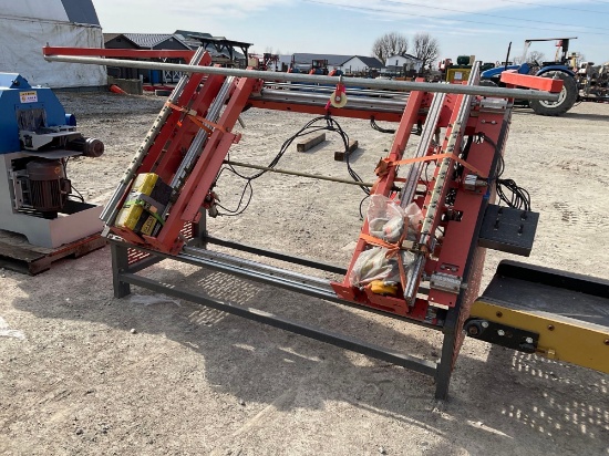 Pallet Nailer, Sawmill World, Model PT1800, AirWood Pallet Nailing Machine 800-1800 MM Wide 1300MM