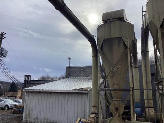 Honeyville Model HAL-16 Cyclone w blower and piping 50HP 480V
