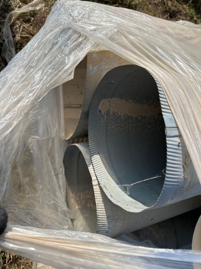 12" Dust Pipe 90 degrees pallet misc