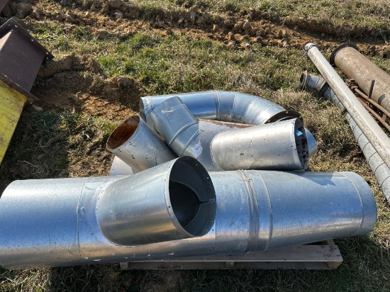 10" 90 degrees dust pipe/ wyes