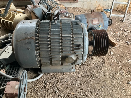 (INV80058) Reliance 200hp Eletric Motor 1190 Rpm 480 Volt 3 Phase